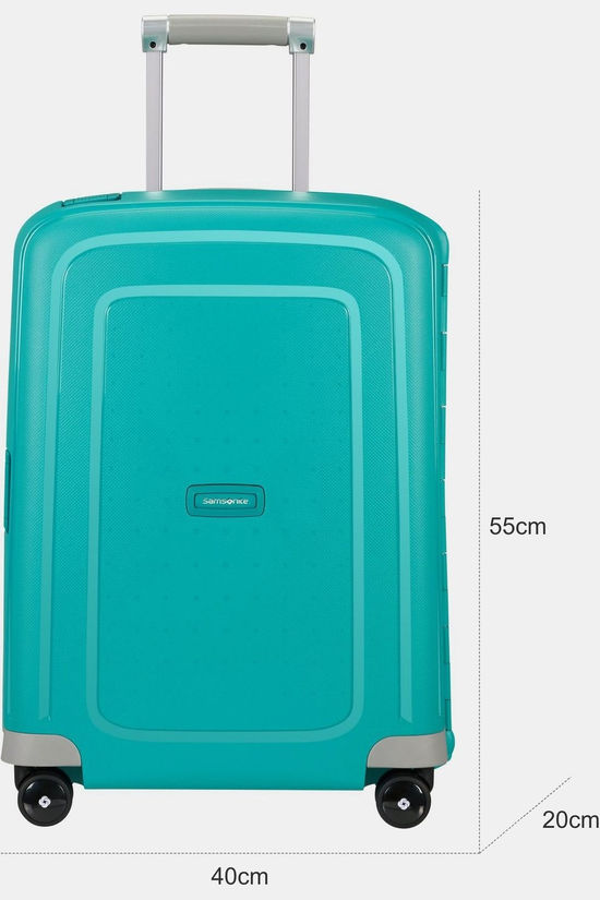 Samsonite Valise S'Cure Spinner 55/20 Aqua Blue