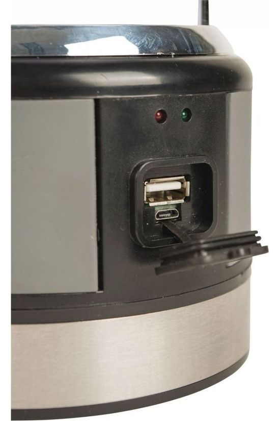 Bo-Camp Lanterne Antares Solar/Oplaadbaar 220 Lumen black