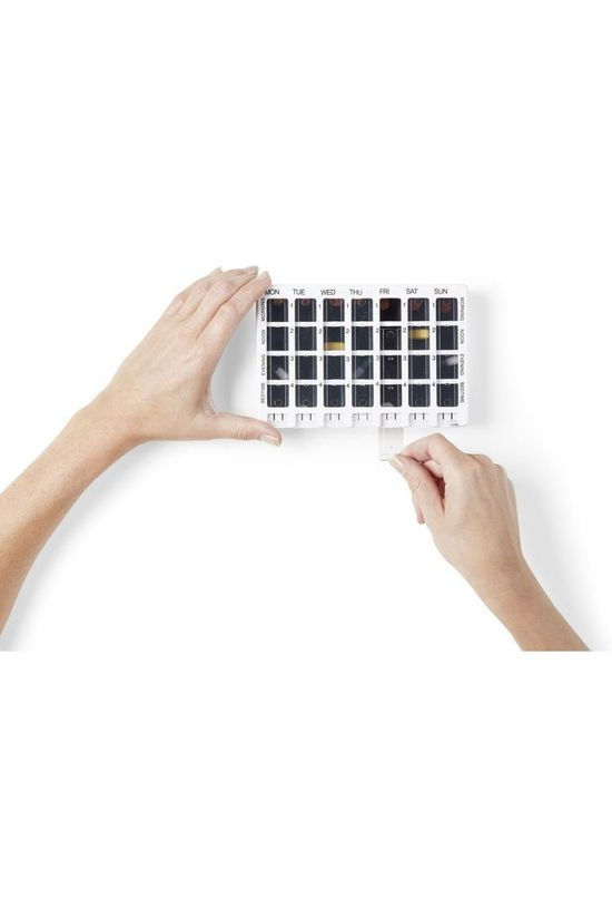 Van Assendelft Divers Medicijncassette 7 Dagen 4 Dag Delen white/black