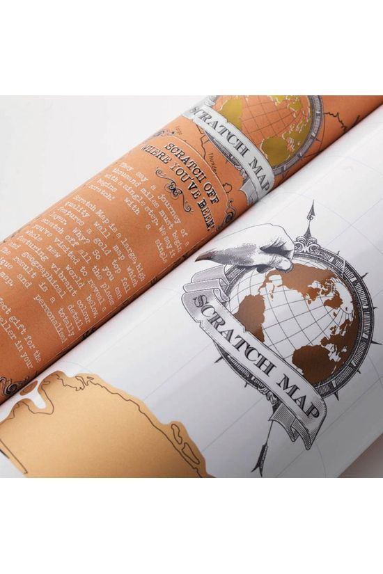 Luckies Gadget Kraskaart Wereld No colour / Transparent