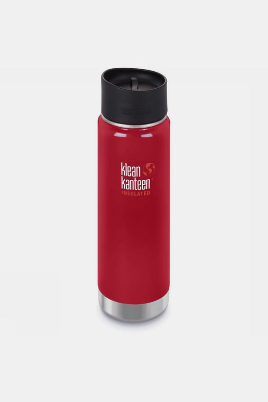 Klean Kanteen Bouteille Isolante Wide Vacuum Insulated 20Oz 592Ml Cafe Cap 2.0 mid red