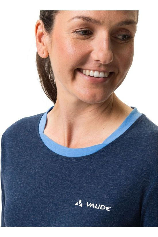 Vaude T-Shirt Women'S Sveit Ls Shirt II Dark Sea