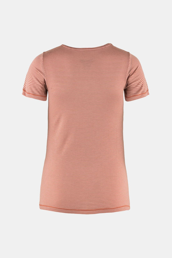 Fjällräven T-Shirt Abisko Cool Tee dark pink/mid pink