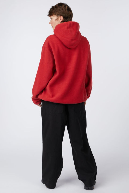 Kappy Design Trui Sunrise Fleece Button Tomato