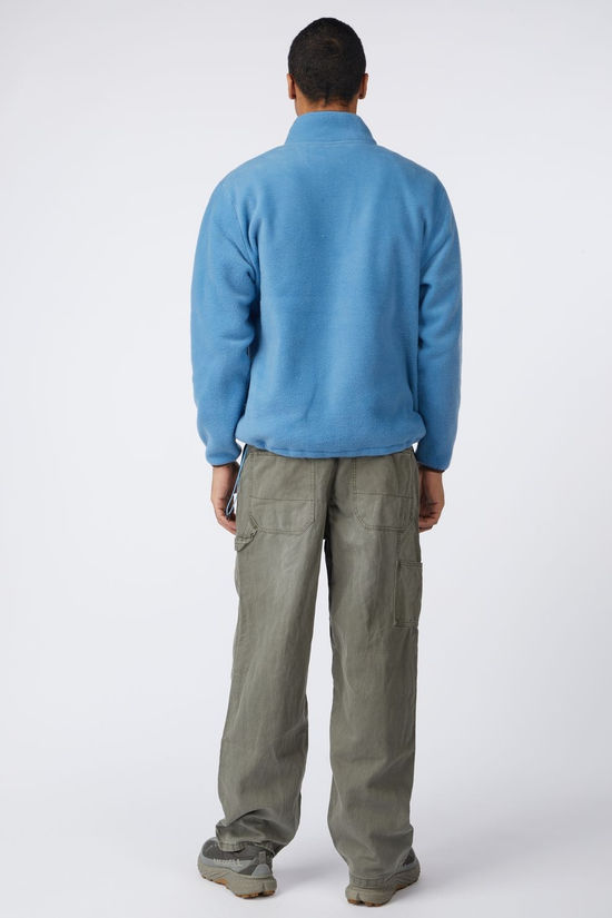 Kappy Design Polaire Button Anorak Sky Blue