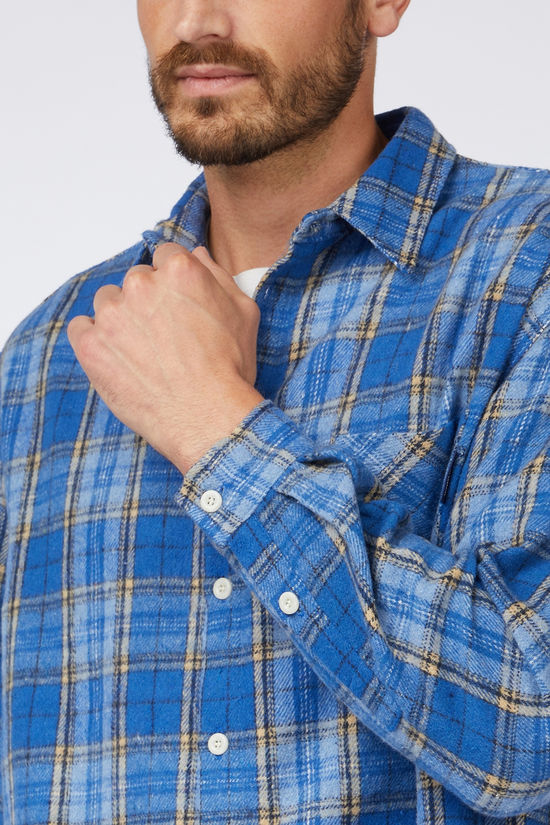 Kappy Design Hemd Country Check Shirt Blue