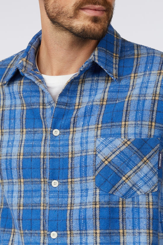 Kappy Design Hemd Country Check Shirt Blue