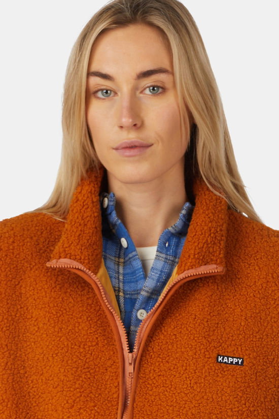 Kappy Design Bodywarmer Fleece Zipper Orange