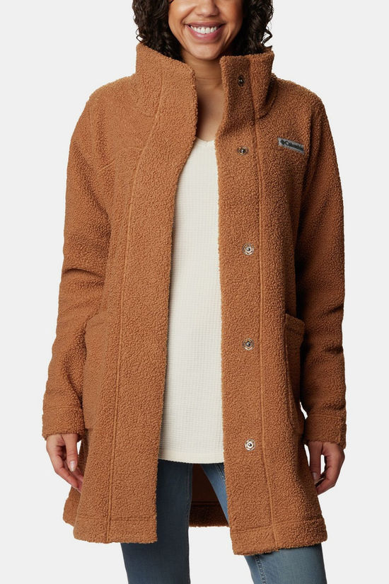 Columbia Fleece Panorama Long Camel Brown