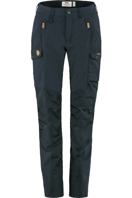 Fjällräven Broek Nikka Trousers Curved W Dark Navy
