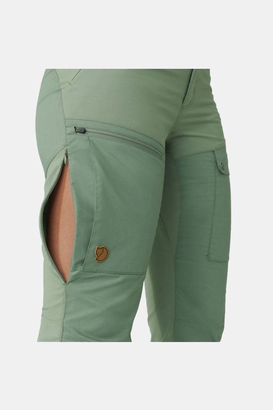 Fjällräven Pantalon Abisko Midsummer Trs Reg Jade Green-Patina Green