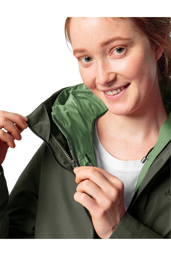 Vaude Veste 3 En 1 Women'S Annecy III Khaki