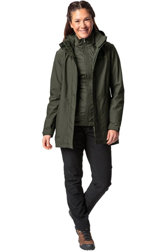 Vaude 3-in-1 Jas Women'S Idris Parka III Khaki