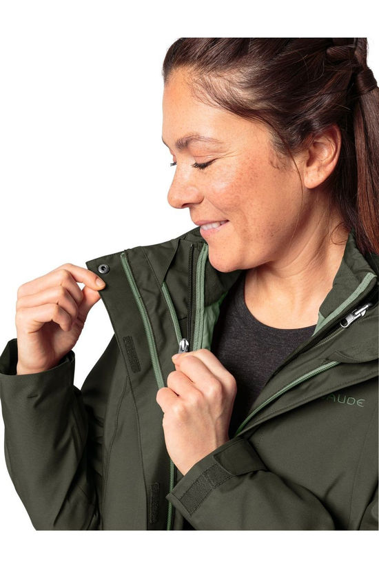 Vaude 3-in-1 Jas Women'S Idris Parka III Khaki