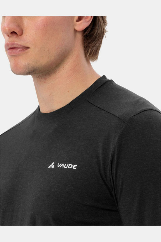 Vaude Men'S Sveit Ls T-Shirt  II Black/White