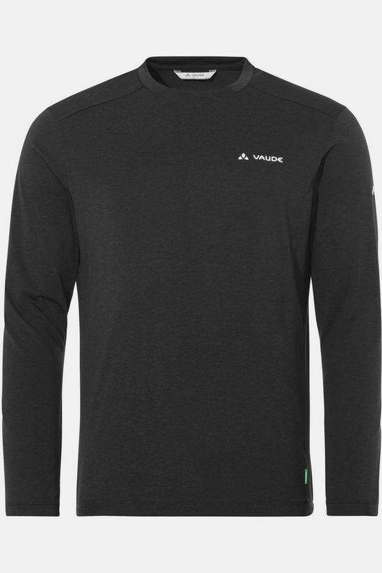Vaude Men'S Sveit Ls T-Shirt  II Black/White