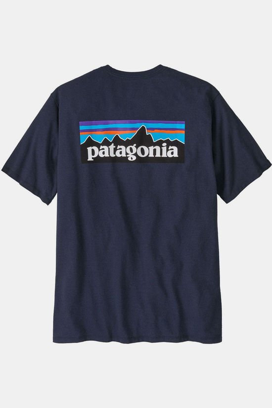 Patagonia T-Shirt P6 Logo Responsibilitee New Navy