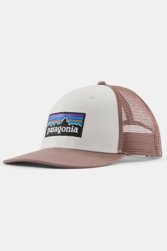 Patagonia Pet P-6 Logo Trucker Hat Birch White