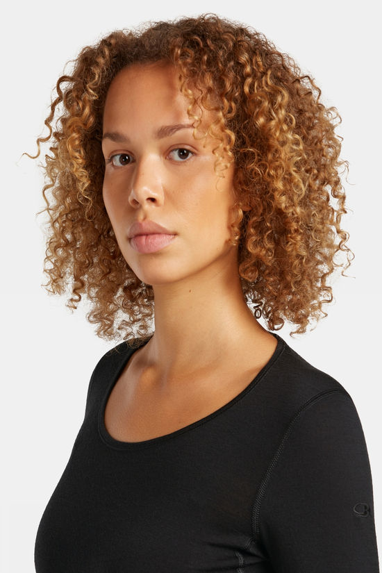 icebreaker Sous-Vêtement 200 Oasis LS Scoop black