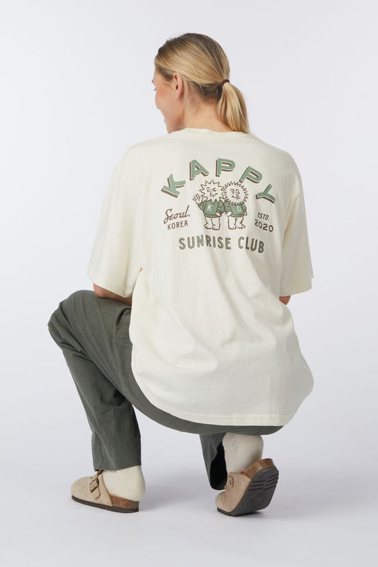 Kappy Design T-Shirt Sunny Mates Half T-Shirt Cream