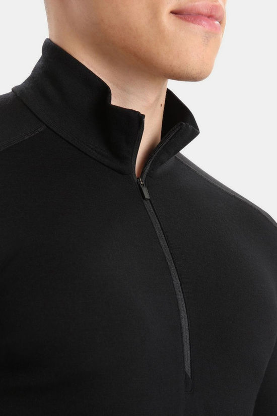 icebreaker Sous-Vêtement 260 Tech Ls Half Zip black