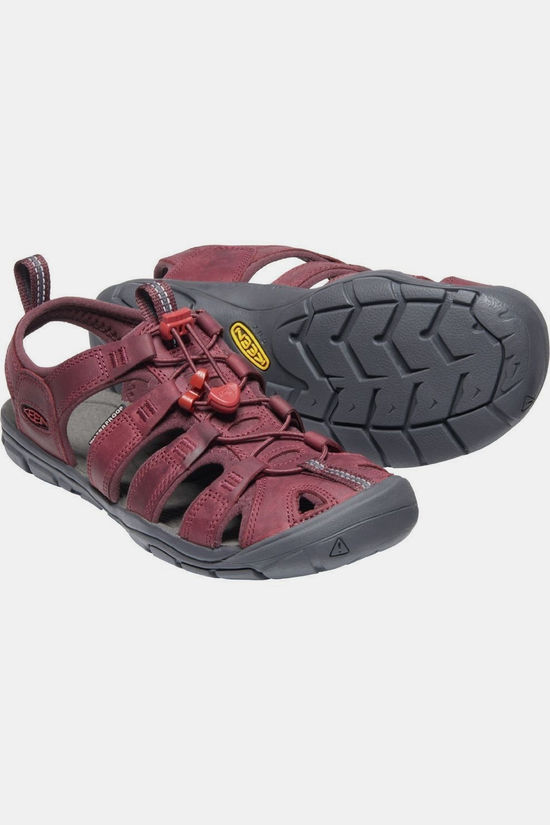 Keen Sandalen Clearwater Cnx Leather Bordeaux / Maroon