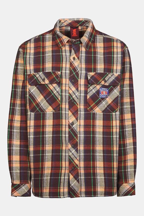 Element Chemise Mxe Flanel Shirt Flame Hueco Plaid
