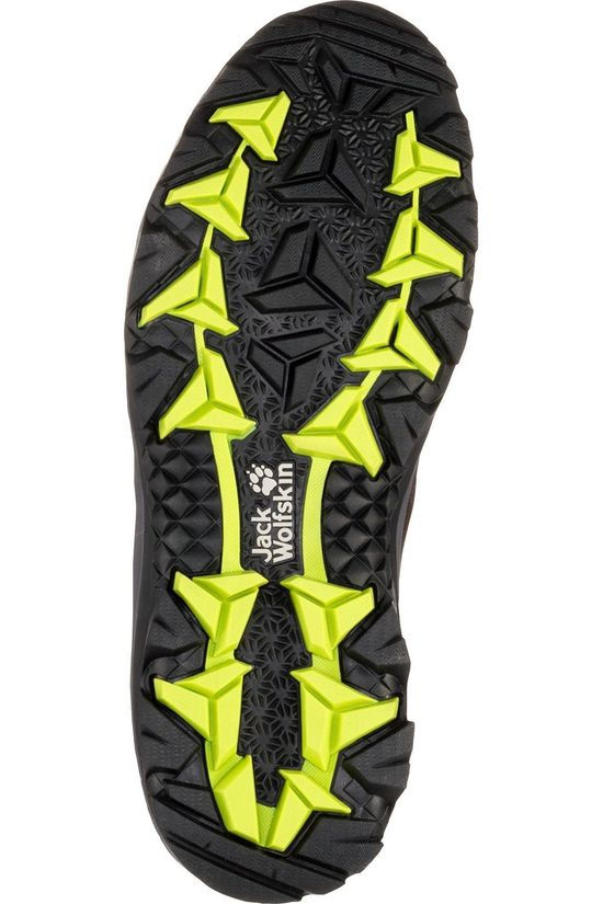 Jack Wolfskin Vojo 3 Texapore Low Dark Brown / Lime