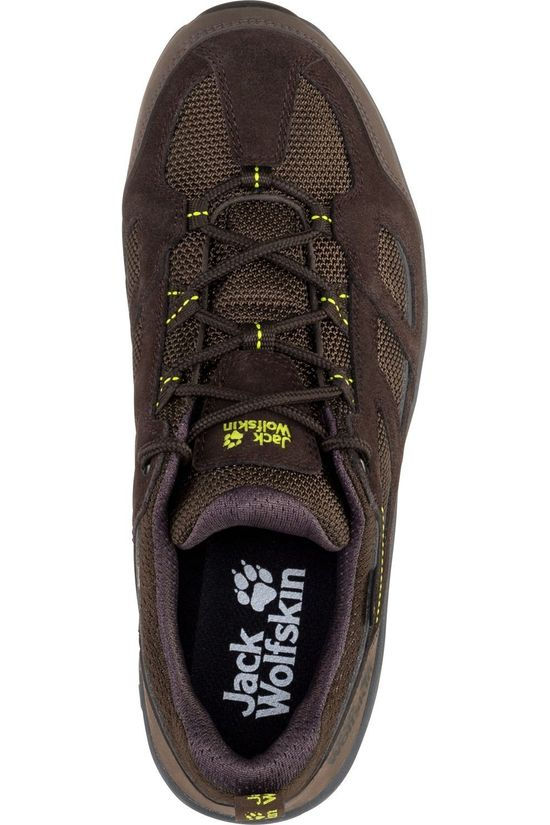 Jack Wolfskin Vojo 3 Texapore Low Dark Brown / Lime