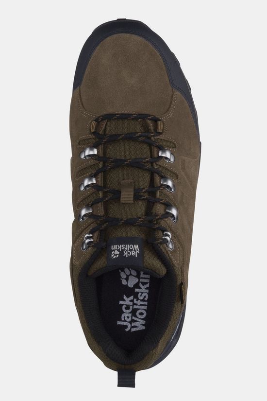 Jack Wolfskin Wandelschoenen Refugio Texapore Low brown / phantom