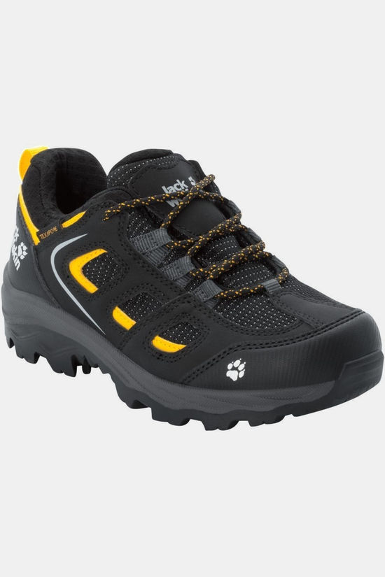 Jack Wolfskin Wandelschoenen Vojo Texapore Low Black / Burly Yellow