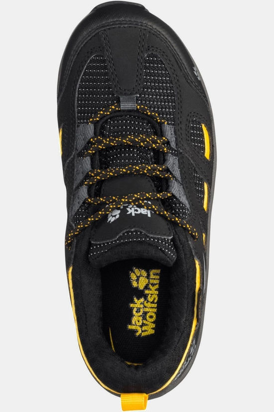 Jack Wolfskin Wandelschoenen Vojo Texapore Low Black / Burly Yellow