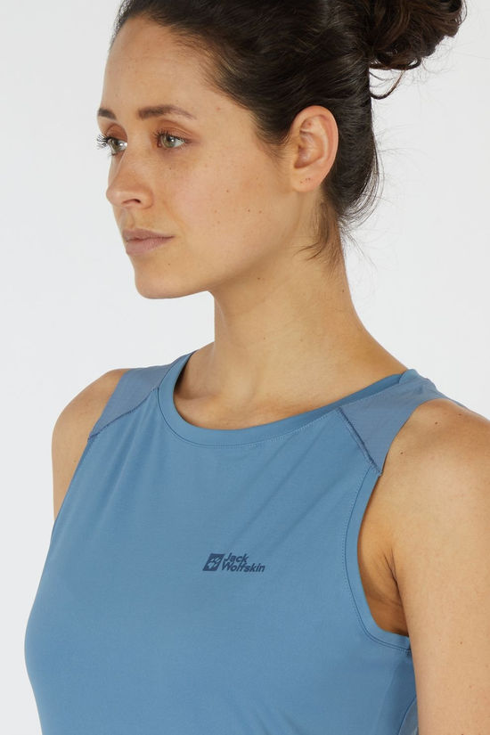 Jack Wolfskin Débardeur Prelight Chill Tank Elemental Blue