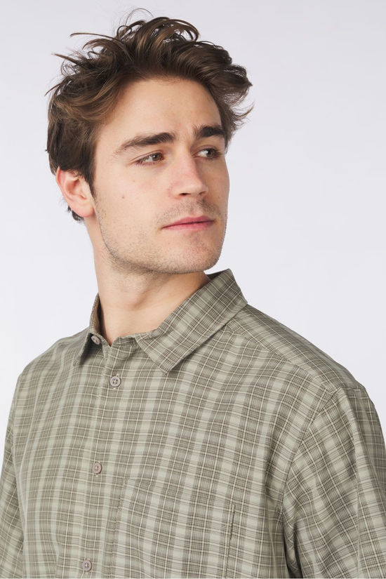 Jack Wolfskin Chemise Meseta Shirt M Check Stone