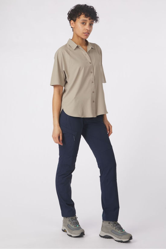 Jack Wolfskin Hemd Sierra Quest Ss Shirt W Stone