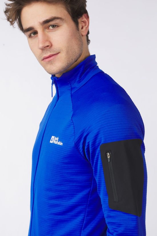 Jack Wolfskin Polaire Prelight Fz M Vibrant Blue