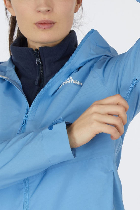 Jack Wolfskin Regenjas Prelight 2.5L Lt Jkt W Mid Blue