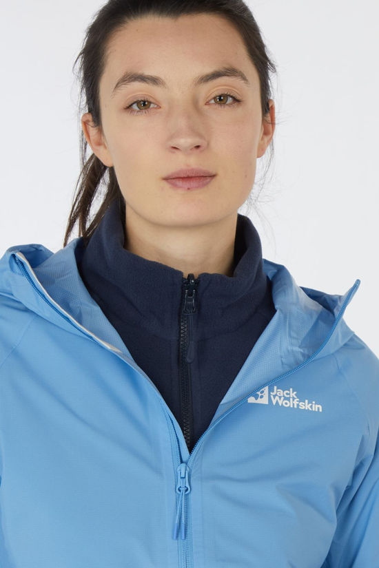Jack Wolfskin Regenjas Prelight 2.5L Lt Jkt W Mid Blue