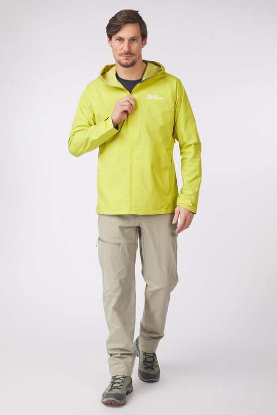 Jack Wolfskin Regenjas Prelight 2.5L Lt Jkt M Chartreuse