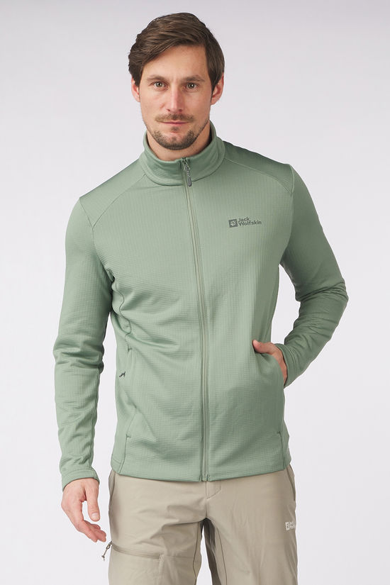 Jack Wolfskin Fleece Kolbenberg Fz M Eucalyptus