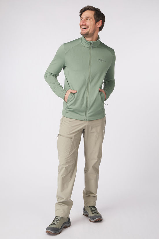 Jack Wolfskin Fleece Kolbenberg Fz M Eucalyptus