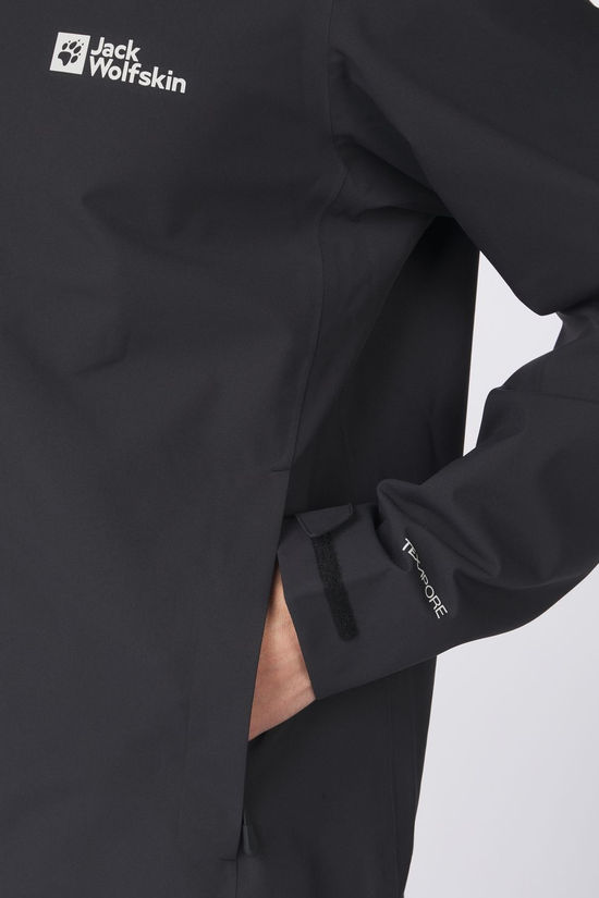 Jack Wolfskin Veste Imperméable Trailtime 2L Jkt M Black