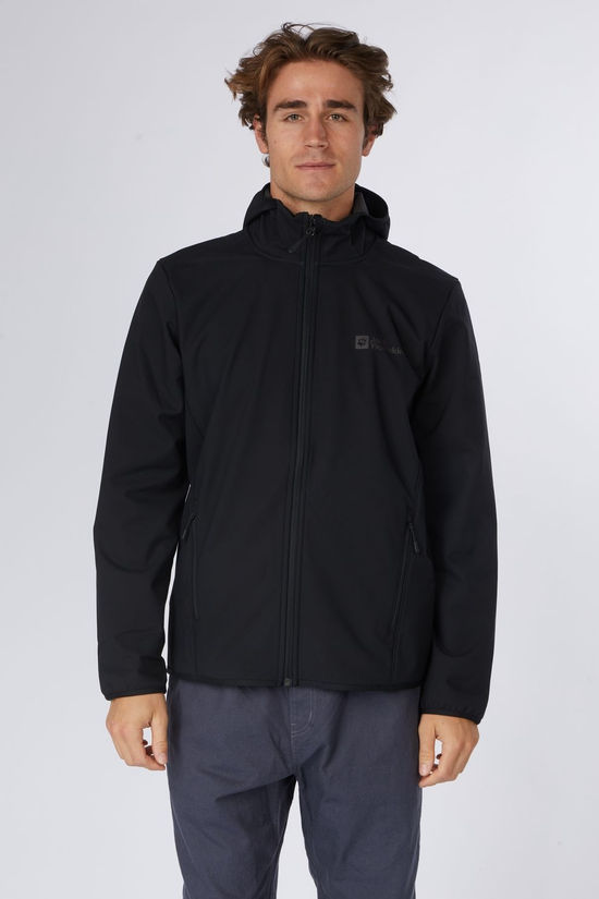 Jack Wolfskin Softshell Bornberg Hoodie Black