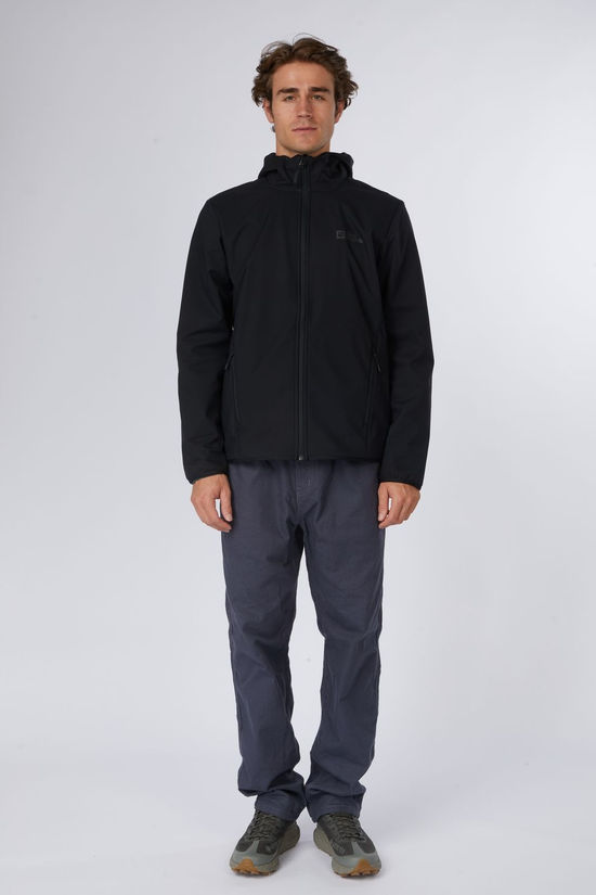 Jack Wolfskin Softshell Bornberg Hoodie Black