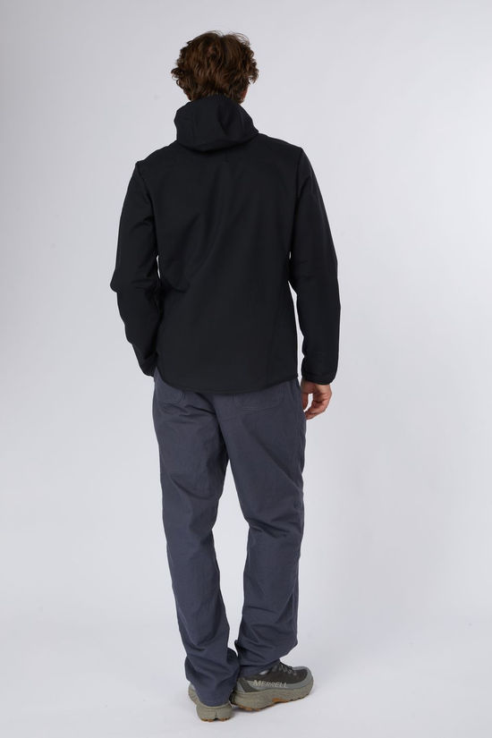 Jack Wolfskin Softshell Bornberg Hoodie Black