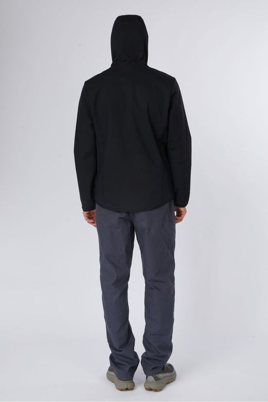 Jack Wolfskin Softshell Bornberg Hoodie Black