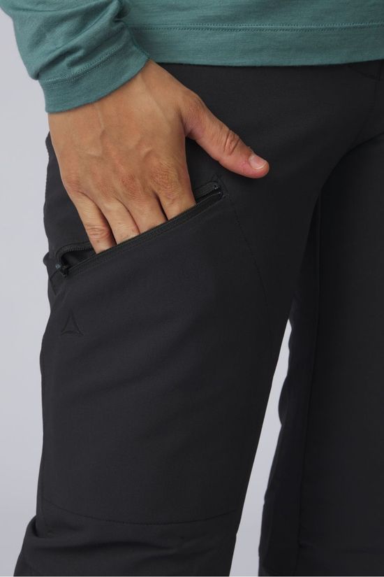 Schöffel Softshell Broek Ascona Warm Black