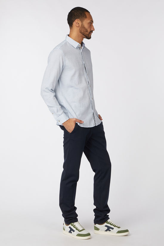 Tom Tailor Chemise 1049579 Blue Petrol Diamond Structure