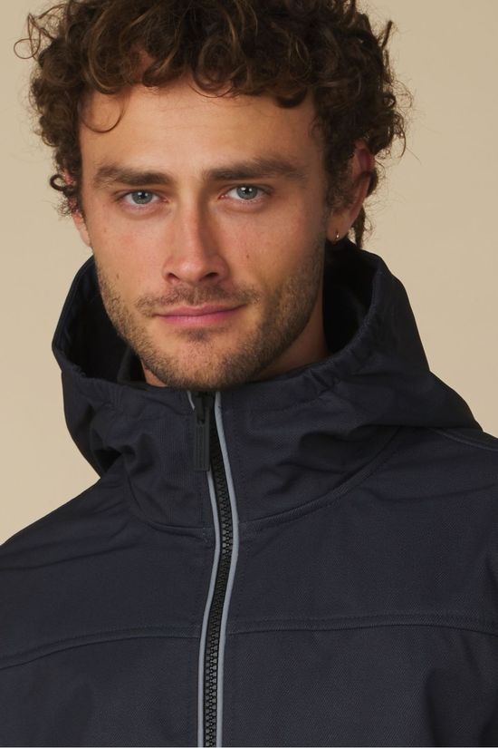 Tom Tailor Jas 1050933 Black Grey Twill Line Design