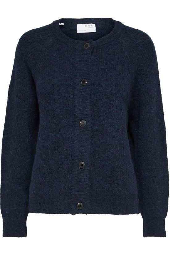 Selected Cardigan lulu Dark Sapphire Melange